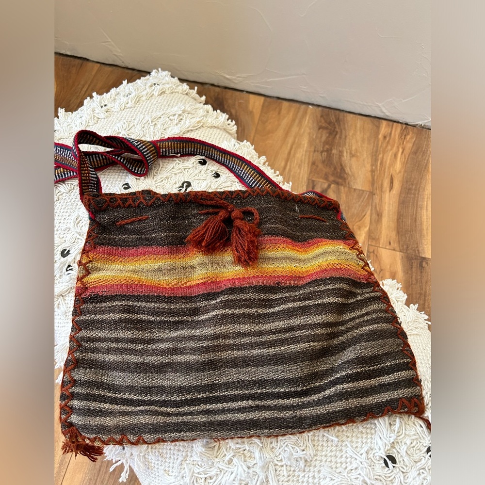 Crossed boho bag